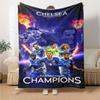 Chelsea Fc Football Player Blanket Warmthful Decor Perfect for Picnics Bed Chair for All Seasons Modern Ideal Gift For Birthday Valentine'S Day