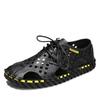 2025 Summer New Breathable Soft-soled Men's Casual Shoes Hollowed Out Hand-stitched Sandals Bag Head Outer Hole Shoes