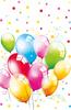 Paper Tablecloth Balloons Birthday Balloons 120X180Cm