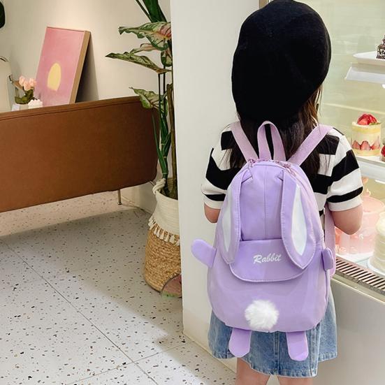 Kids Rabbit Backpack Cute Bunny School Bag with Adjustable Shoulder Straps Small Backpack for Preschool Boys Girls Kindergarten