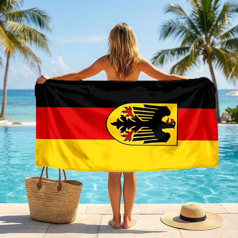 German Fashion Beach Towel: Ideal for Summer Adventures Soft, absorbent and quick drying suitable for swimming and bathing