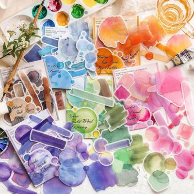 Watercolor Fantasy Sticker Pack: Creative Journal & Diary Decoration