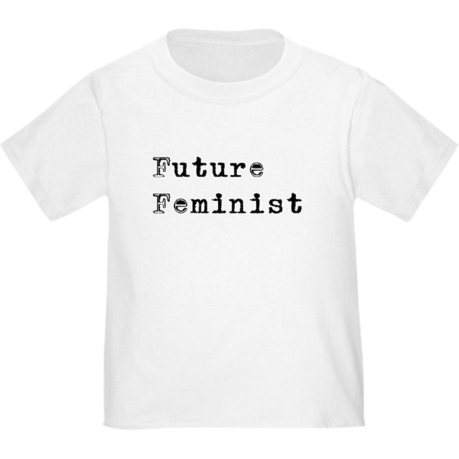 CafePress Future Feminist Toddler T Shirt Cute Toddler Graphic T-Shirt, 100% Cotton S