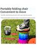 2025 Portable Folding Telescopic Stool Lightweight Plastic Subway Queuing Chair And Outdoor Camping Fishing With Carry Bag