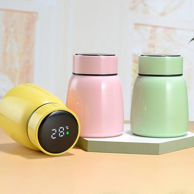 Contenitore per alimenti coibentato con display della temperatura Tazza per zuppa in barattolo per alimenti isolata portatile a tenuta stagna di grande capacità per uso alimentare