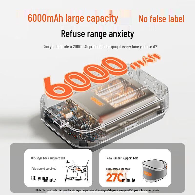 Keepfit Electric Heated Waist Massager Belt CN Plug (adapter Included)