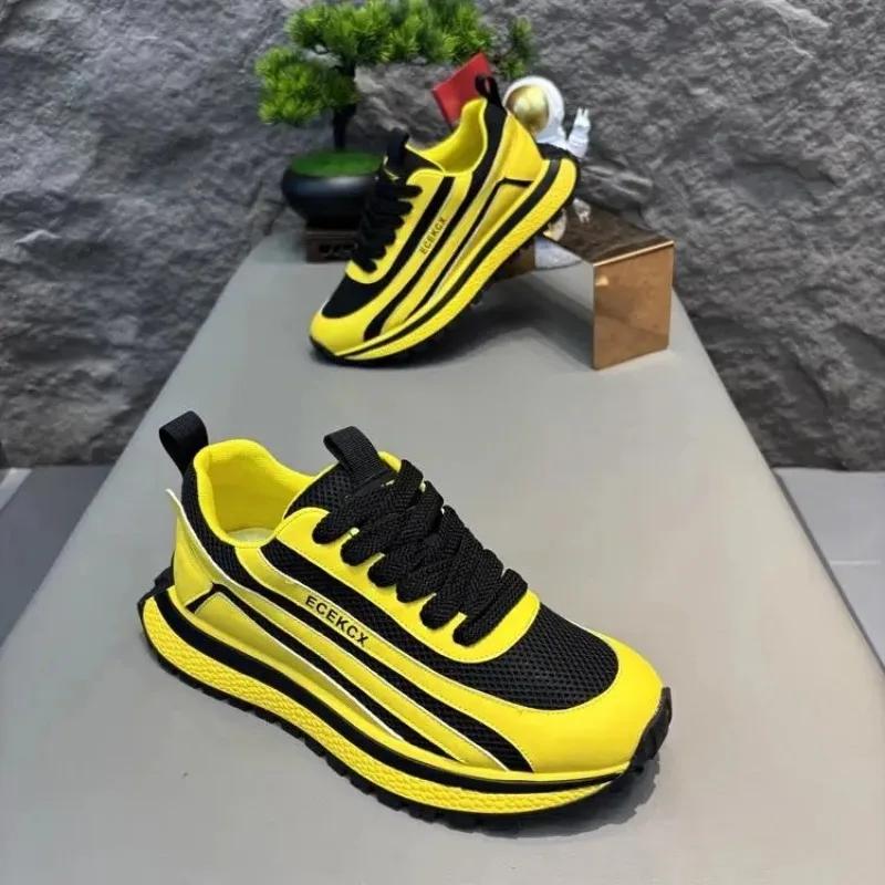 New Men's Sneakers Mesh Breathable Sport Running Shoes Luxury Brand Casual Shoes for Men Tennis Training Shoes
