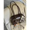 Korean niche simple fashion high-end handbag 2025 new versatile solid color large-capacity commuter tote bag
