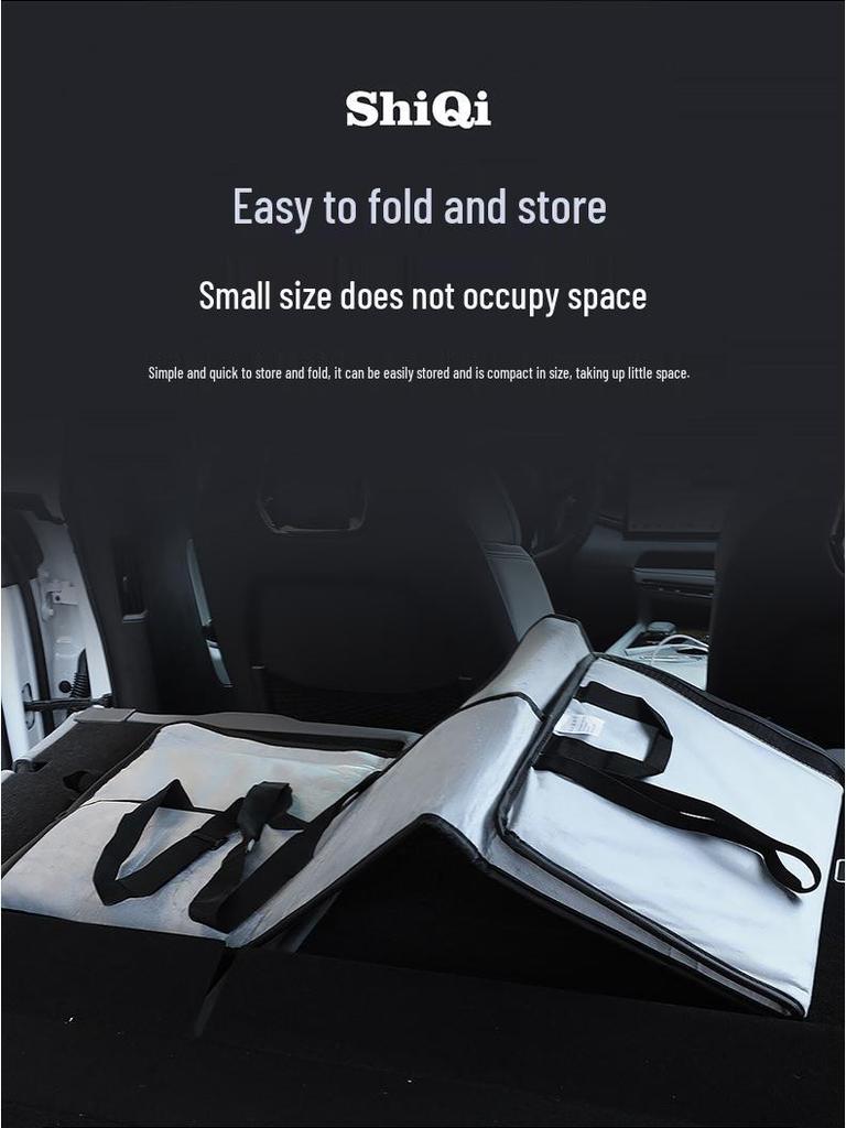 SUV Rear Seat Sleeping Pad - Foldable Car Headrest Extension for Camping & Travel