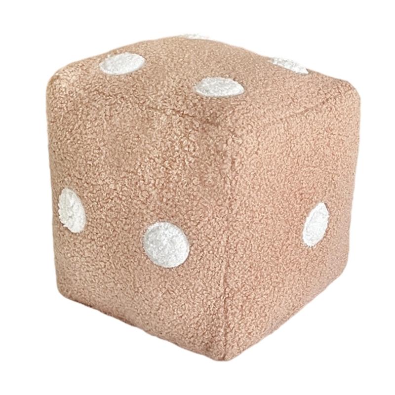 Large Plushes Dices Pillow Cushion Soft Comfortable Back Support for Sofa Bedroom Living Room