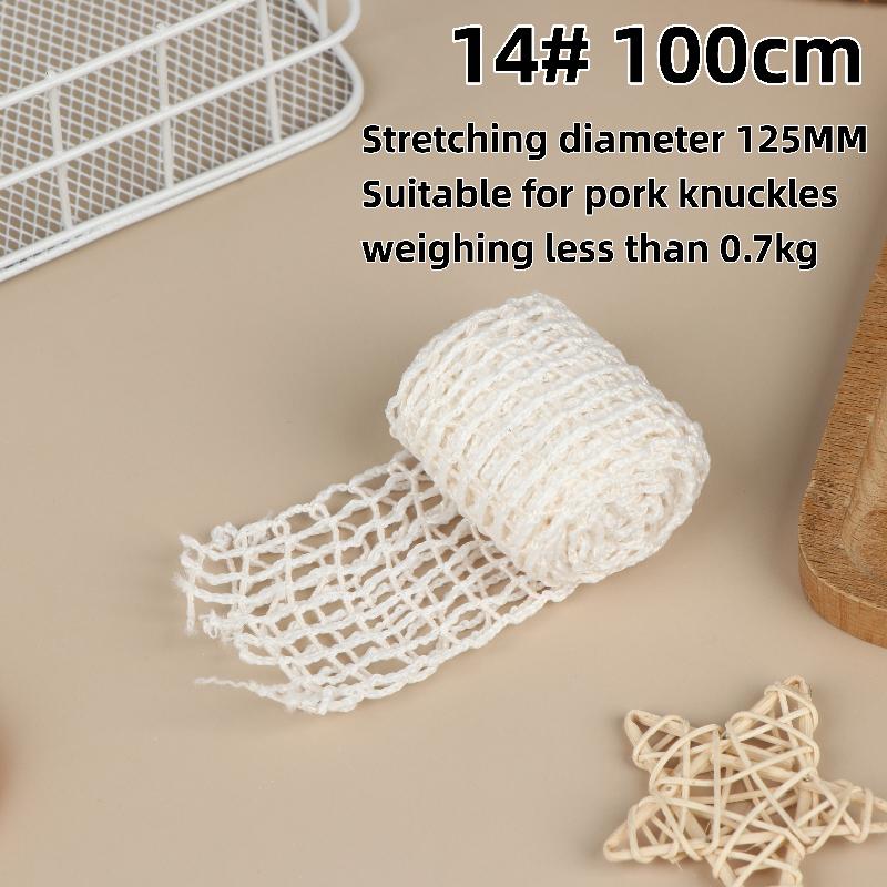 1/3 Pezzi Rete Elastica per Cibo di Ham 100/300Cm Rotolo di Rete per Carne Manzo Pollame Rete Elastica Macellaio Spago Corda da Cucina Strumenti