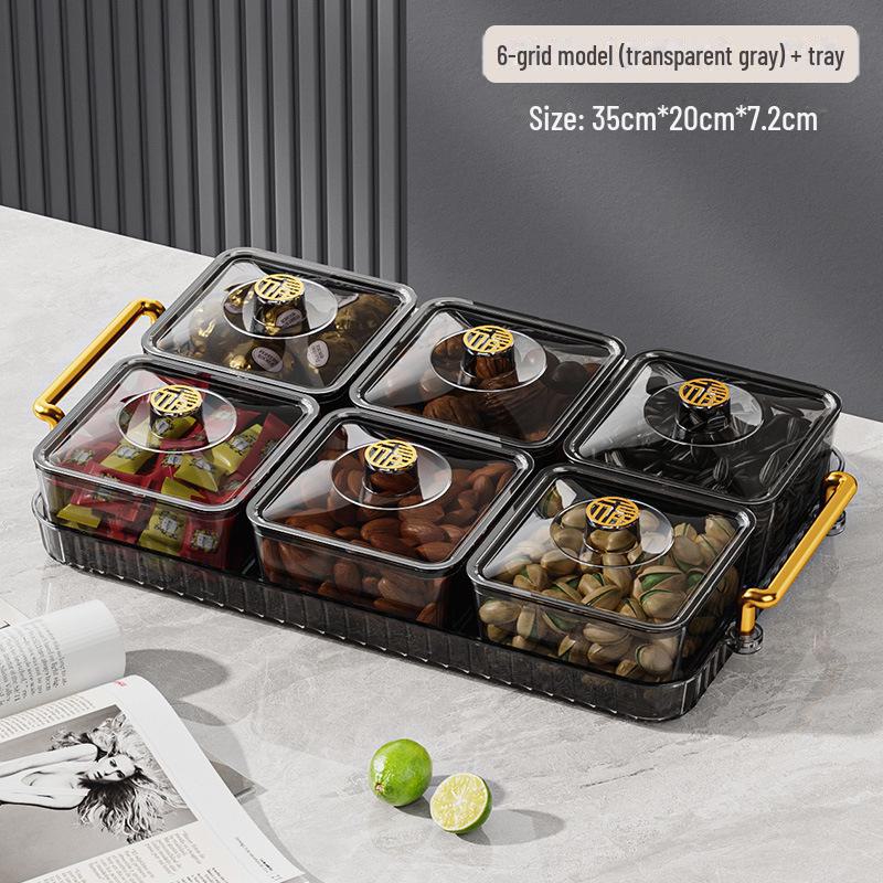 Nordic Light Luxury Fruit & Snack Platter for Living Room