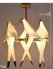 Modern Origami Bird Pendant Lamp - Creative Design for Restaurant, Living Room, or Bedroom