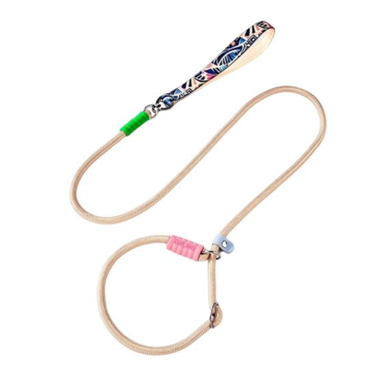 

150CM Dog Leash with Handles Heavy Duty No Pull Adjustable Escape-proof Small Medium Large Dogs Traction Rope Pet Supplies хакі