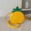 Cute Strawberry Shape Crossbody Bag personality Creative Handbag Funny Bag Fashion Small Round Bag Fruit Pineapple Shoulder Bag