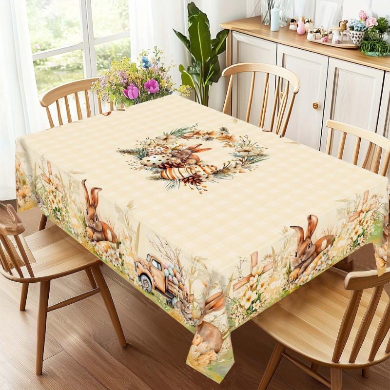 Creative Tablecloth, Home Dining Table, Dustproof, Festive Restaurant Atmosphere, Decorative Tablecloth