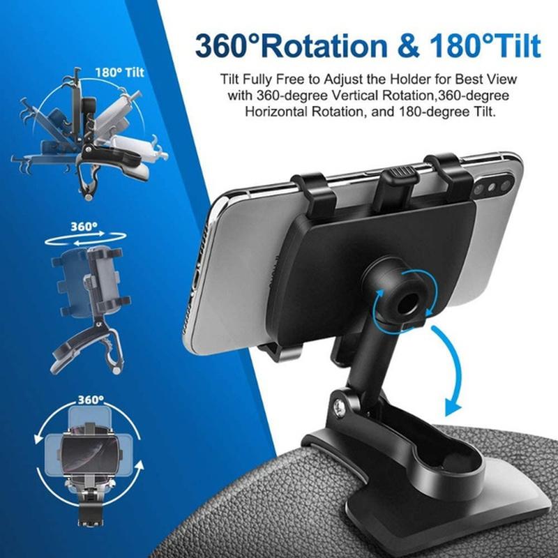 Car Phone Holder Stand Universal Dashboard Car Clip Mount GPS Bracket Car Mobile Phone Support In Car For iPhone Samsung Xiaomi