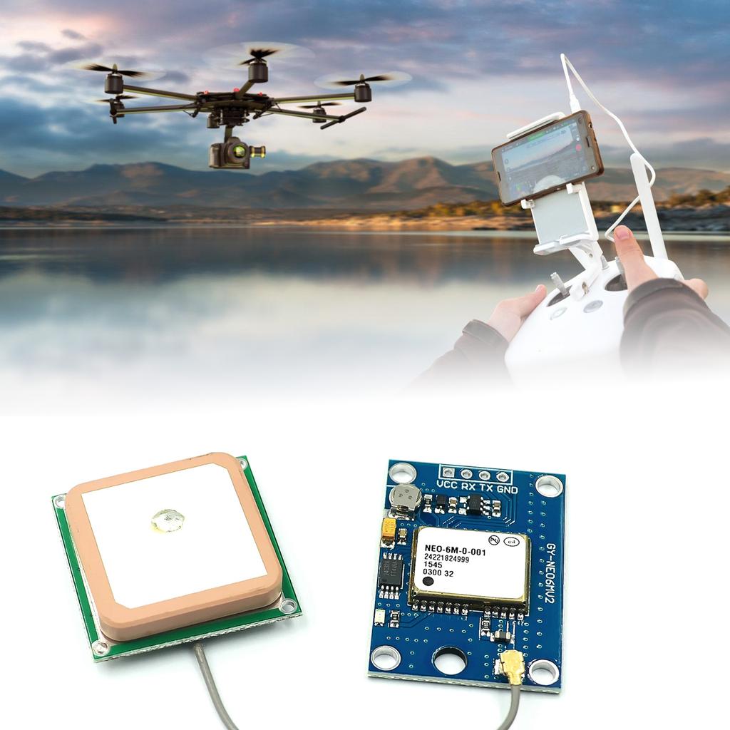 GY-NEO6MV2 NEO-6M GPS-Modul mit aktiver Keramikantenne Schnelle Positionierung für DIY-Technologieprojekte