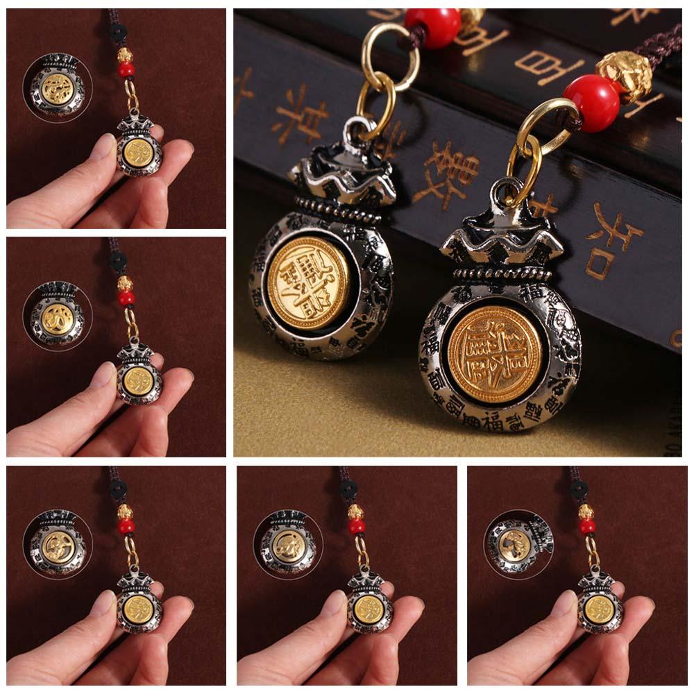Loong 12 Zodiac Keyring Chinese Style Dragon Keychain Horse Lucky Bag Pendant  Backpack Decor