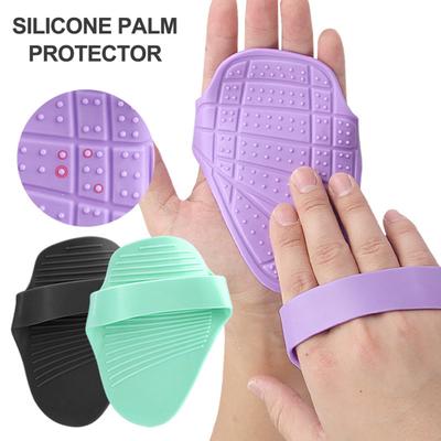 1 paio di protezioni per i palmi in silicone, design imbottito antiscivolo, manicotti morbidi per il sollevamento pesi