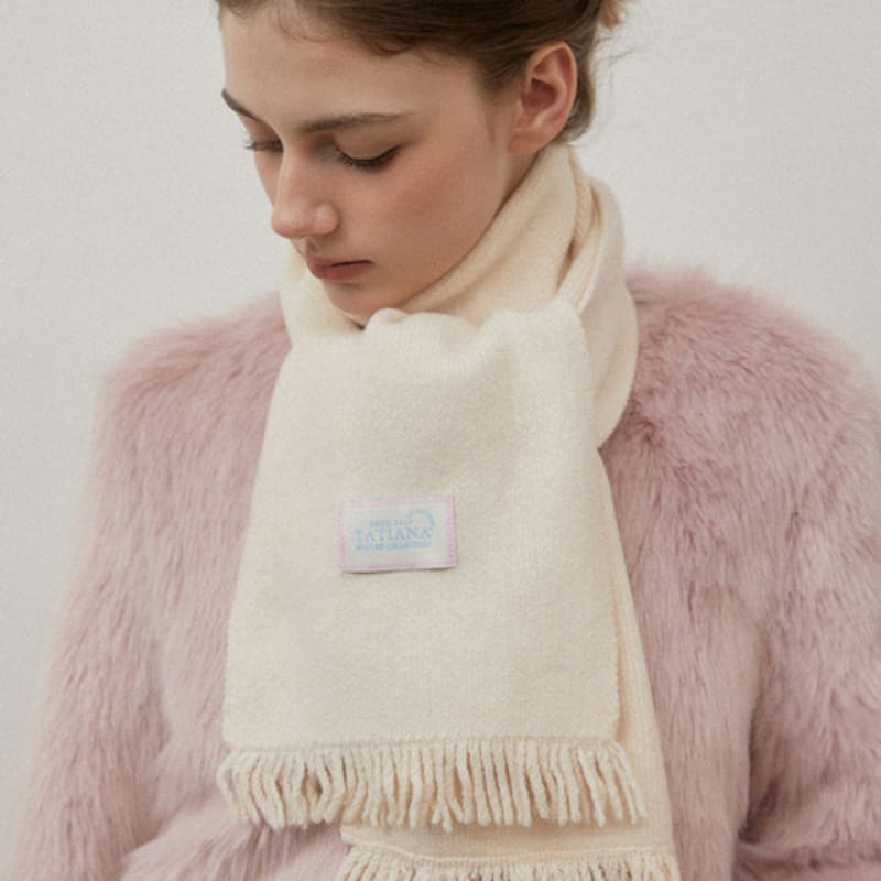 Tatiana Fular Moale cu Ciucuri Petiți MF8104 5 Culori