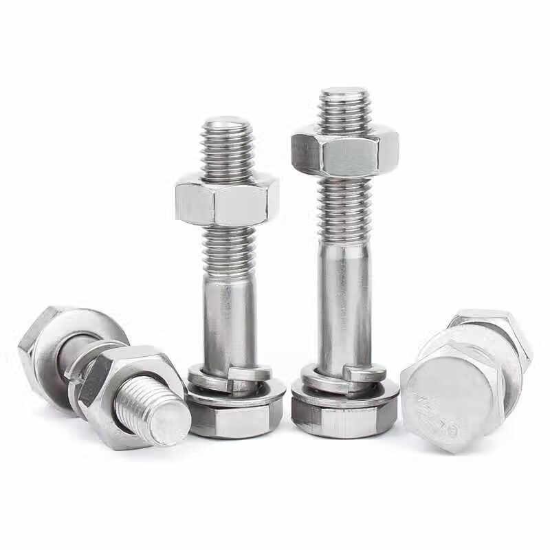 Zhongge 304 Stainless Steel Half-Thread Hex Bolt