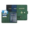 1Pc ID Card Holder Travel Passport Cover Leather Multiple Card Slots Passport Holder Unisex Travel Organizer