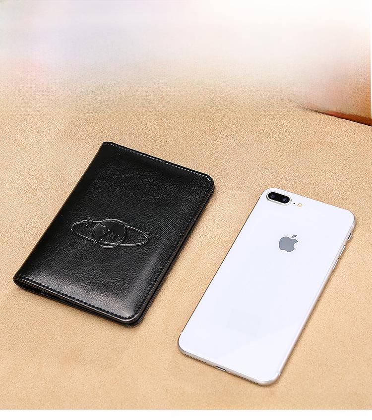 Premium RFID Diebstahlschutz Leder-Passhülle mit mehreren Fächern und großer Kapazität