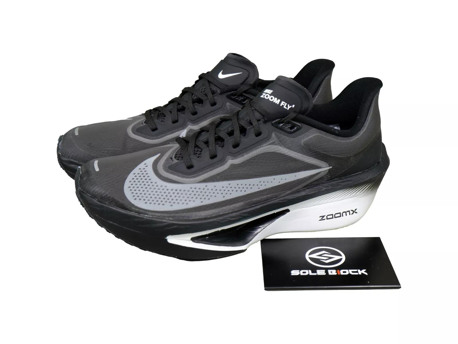 

Новые мужские размеры Nike Zoom Fly 6 Черный Дымчато-серый FN8454-001 EU 40.5 чёрный/серый