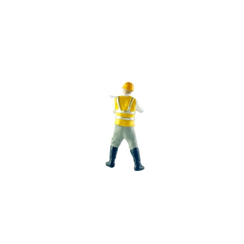 Precisions 1:64 Construction Building Worker Miniature Model Ideal For Architectural Scene And Hobbyists Ornaments Gift