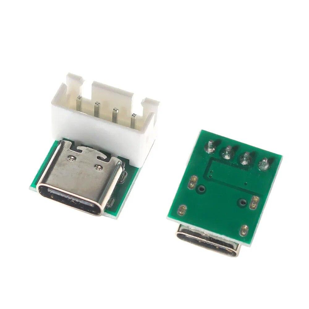 10PCS TYPE-C DIY USB PCB Board Double-sided USB3.1 16P PCB Electronic Test Board