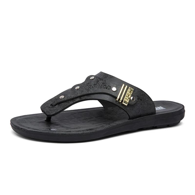 Pantoffels Heren Zomerslippers voor Heren Teenslippers Heren Echt Heren Slippers Slides Schoenen Heren Originele Strandwaterschoenen 39