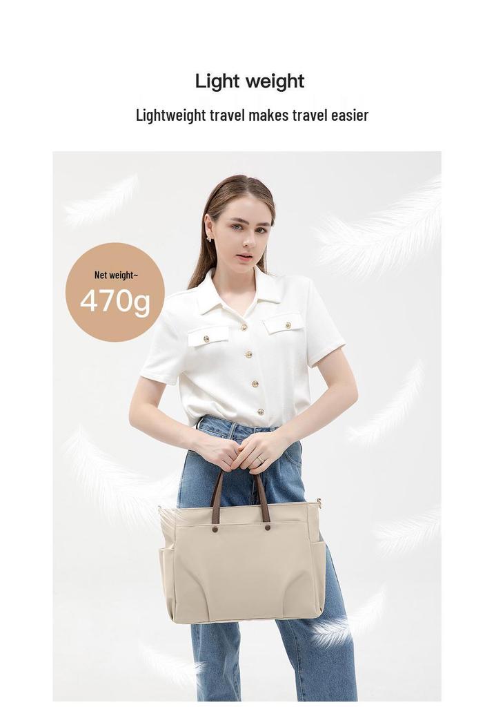 Damen Laptoptasche: 15,6-Zoll-Aktentasche mit großer Kapazität, zum Umhängen und als Crossbody-Tasche