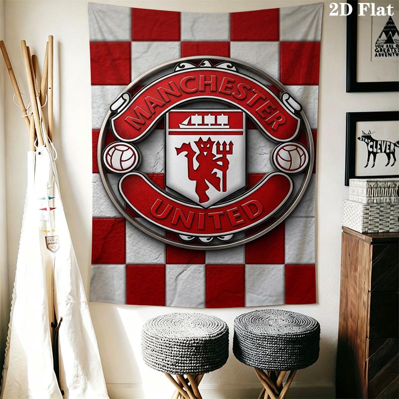 Manchester United Century Glory Threepiece Set 1 Duvet Cover 2 Pillowcase Without Core Soft And Comfortable Duvet Cover And Pillowcase