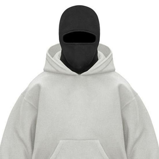 Unisex Balaclava Bluza z kapturem Pulower Bluza z kapturem z maską narciarską Ciepła Wiatroodporna Bluza z kieszenią z przodu do biegania Sportów outdoorowych Street