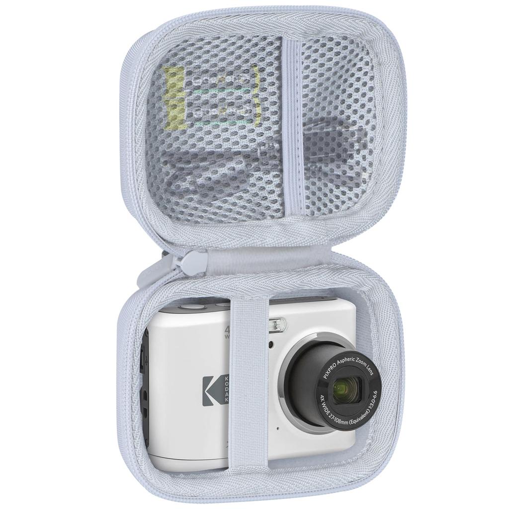 Lebakort Storage Case for Kodak PIXPRO FZ55/FZ45 Zoom Digital Cameras (Off-White)