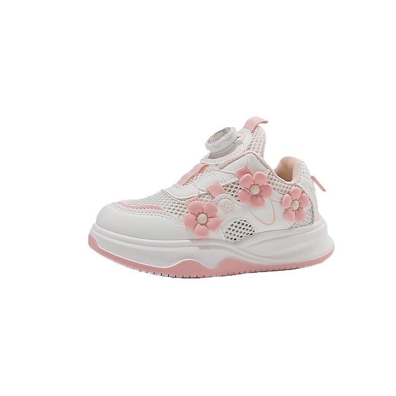 Girls Spring Casual Sneakers Kids Canvas Shoes White Versatile Princess