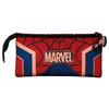 Trousse triple - Educa Borras - Marvel Spiderman - Rouge - 10x23,5x5cm - Zippée