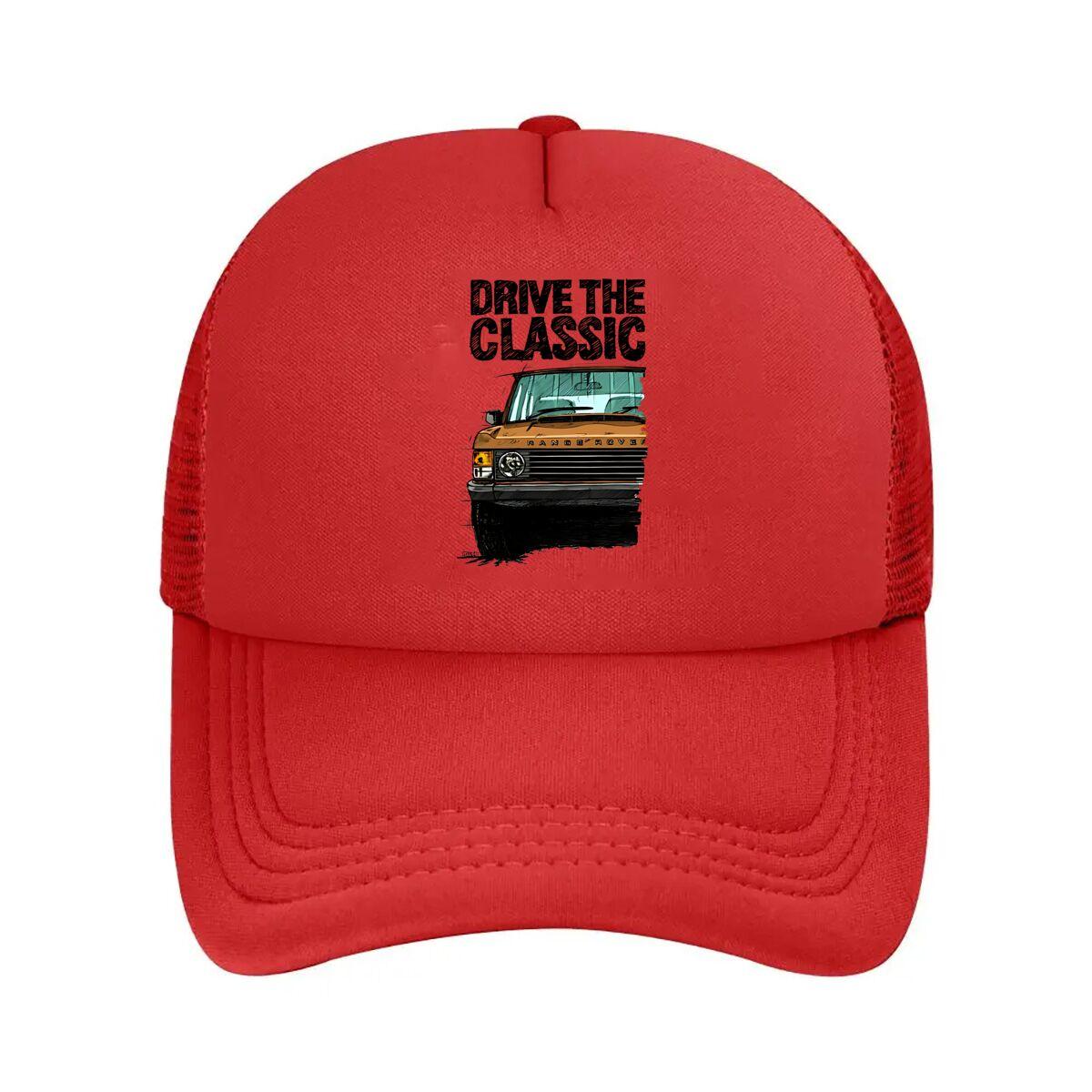 Classic Drive Auto  Inspired Retro Car Design Mesh Baseball Cap One Size