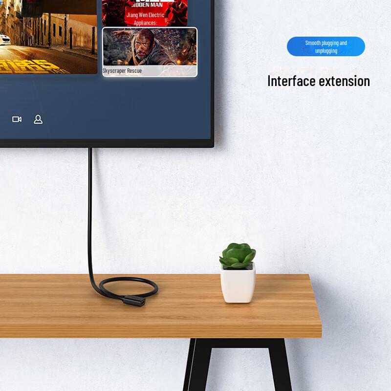 Biaz HDMI Verlängerungskabel 2.0: 4K HD Video Stecker auf Buchse für Computer, TV, Monitor