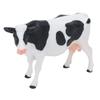 Simmental Cattle Figurine Plastic Realistic Cow Black White for Home Desk Decoration Party Gift