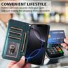 Shoulder Strap Zip Leather Wallet Card Solt Case for iPhone 16 Pro Max 16E 15 Plus 14 13 12 11 Lanyard Flip Purse Holder Cover