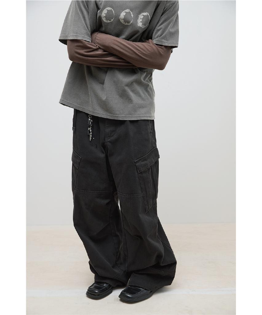 Haechinglum Mil Pants Washed Black