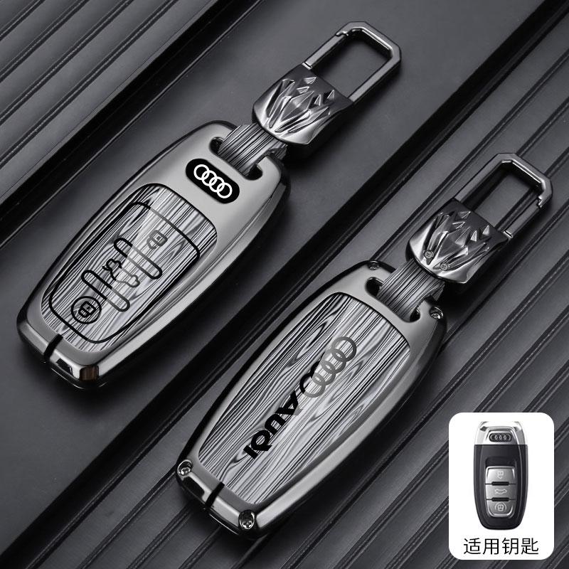 For Audi 8P Leather NEW Car Remote Key Case Cover Shell For Audi A3 8V A4 B8 B9 A5 A6 C7 A7 A8 Q3 Q5 Q7 S4 S6 S7 S8 R8 TT Holder Accessories