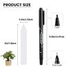 101 Pieces Hard Plant Markers Labels Sign Holder With Pen Suitable For Easy Identification Of Flowers Herbs In Any Garden