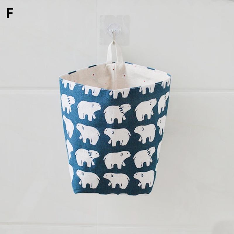 1PC Wall Hanging Storage Bags Organizer for Home Small Pocket Desktop Box Pockets for Bathroom Home Door Pendant Decor Supplies