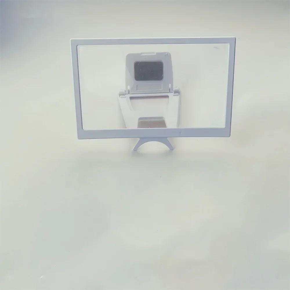 

HD Phone Screen Amplifier with Holder 3D Large Magnifier Movie Video Amplifier Screen Smart Phone Magnifying Curved Screen білий