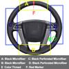 Hand Sewing Car Steering Wheel Cover For Honda Accord 8 2008 2009 2010-2012 Odyssey 2011-2017 Crosstour 2012 Pilot 2009-2015