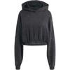 Originals CROP HOODIE Sweatshirt Women's Black JJ0333