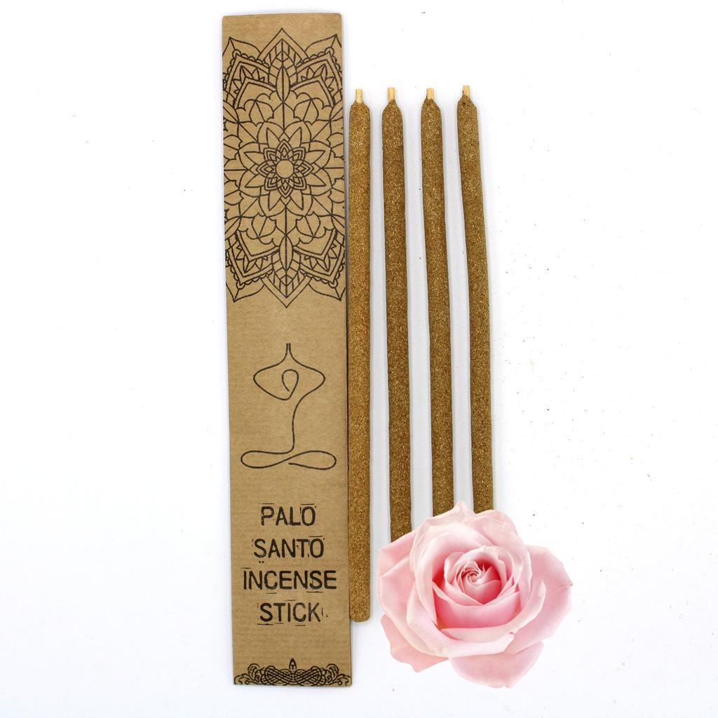 Palo Santo Large Incense Sticks Roses 4 Pack